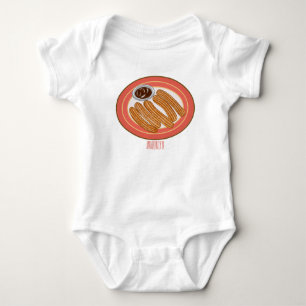 Cartoon-Abbildung Baby Strampler