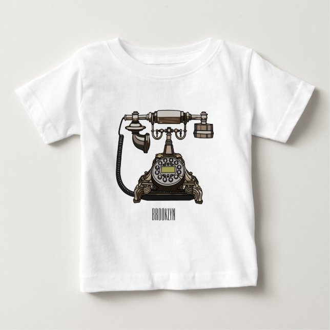 Cartoon-Abbildung Baby T-shirt (Vorderseite)
