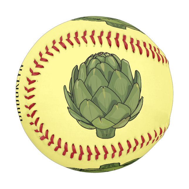 Cartoon-Abbildung Baseball (Vorderseite Links)