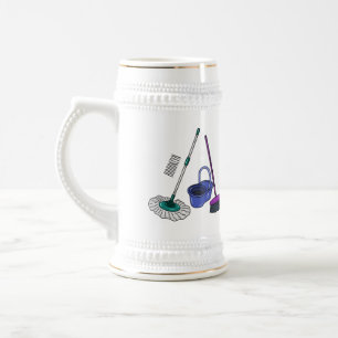 Cartoon-Abbildung Bierglas