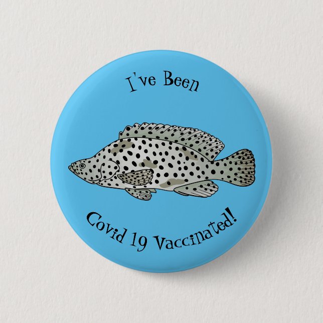 Cartoon-Abbildung Button (Vorderseite)