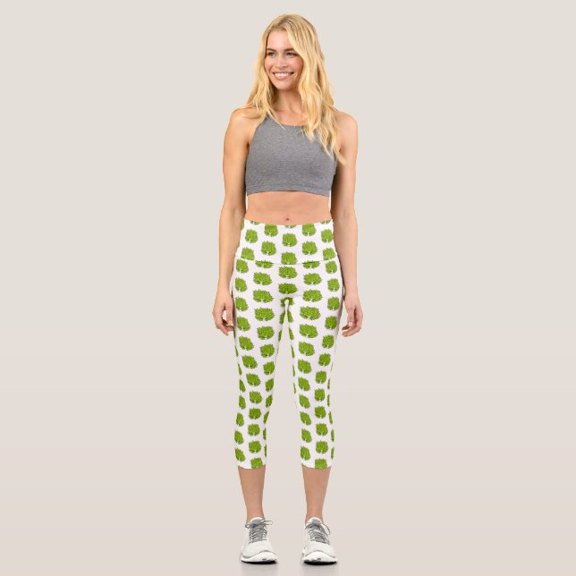 Cartoon-Abbildung Capri Leggings (Vorderseite)