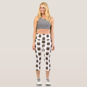Cartoon-Abbildung Capri Leggings