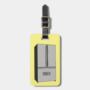 Cartoon-Abbildung des Kühlschranks Gepäckanhänger
