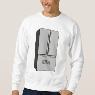 Cartoon-Abbildung des Kühlschranks Sweatshirt