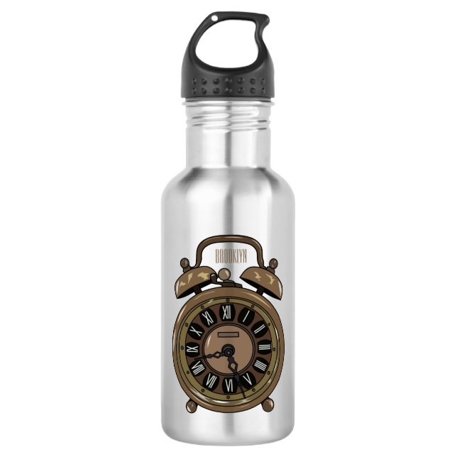 Cartoon-Abbildung Edelstahlflasche (Vorderseite)