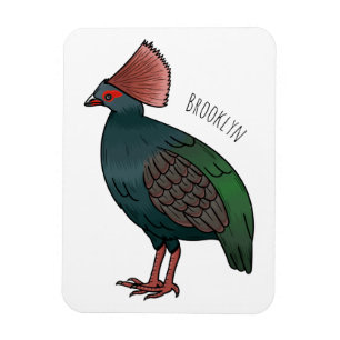 Cartoon-Abbildung eines gezapften Partridge Magnet