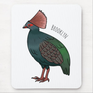 Cartoon-Abbildung eines gezapften Partridge Mousepad