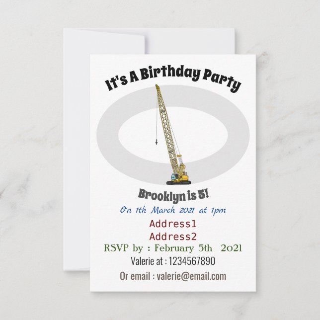 Cartoon-Abbildung Einladung (Vorderseite)