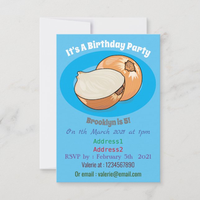 Cartoon-Abbildung Einladung (Vorderseite)