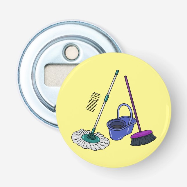 Cartoon-Abbildung Flaschenöffner (Vorderseite)