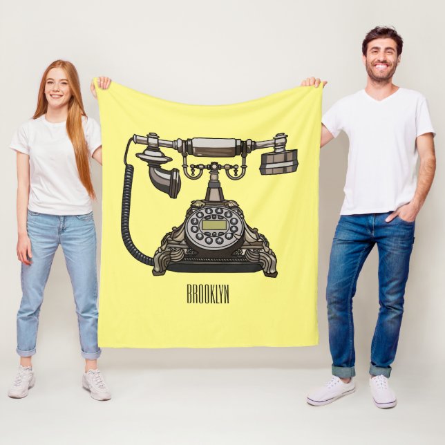 Cartoon-Abbildung Fleecedecke (Beispiel)