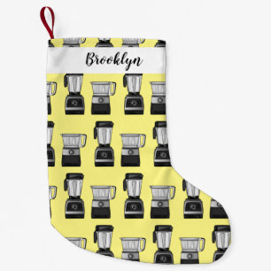 Cartoon-Abbildung für Lebensmittelprozessoren und  Kleiner Weihnachtsstrumpf