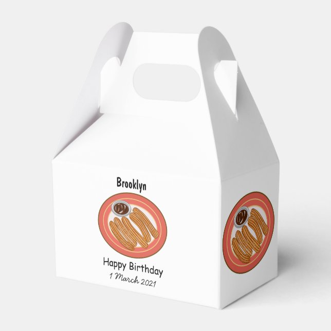 Cartoon-Abbildung Geschenkschachtel (Vorderseite)