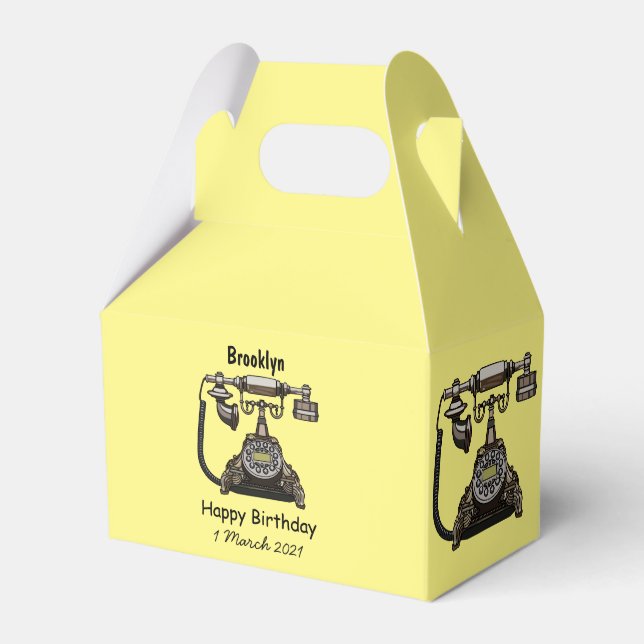 Cartoon-Abbildung Geschenkschachtel (Vorderseite)