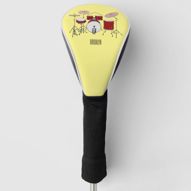 Cartoon-Abbildung Golf Headcover (Vorderseite)