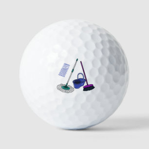 Cartoon-Abbildung Golfball