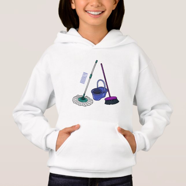 Cartoon-Abbildung Hoodie (Vorderseite)