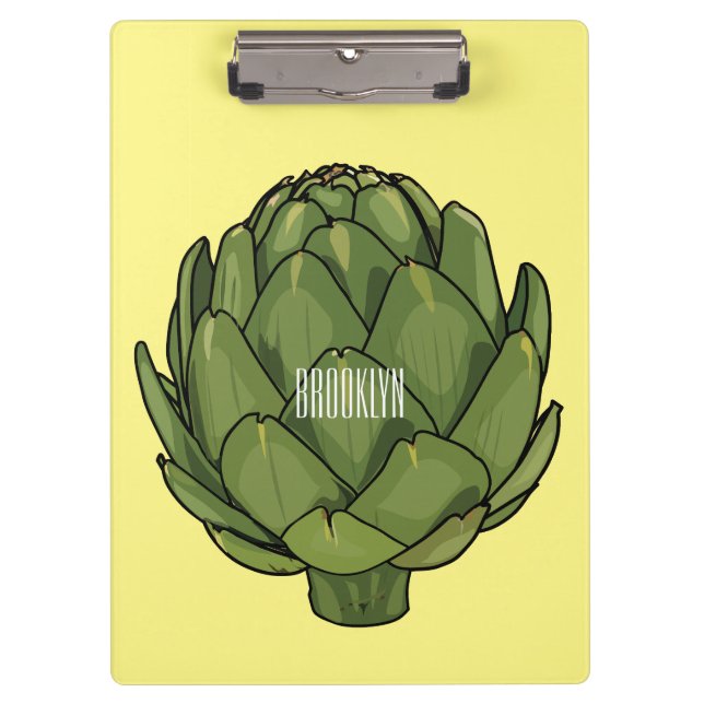 Cartoon-Abbildung Klemmbrett (Vorderseite)