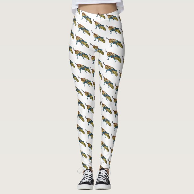 Cartoon-Abbildung Leggings (Vorderseite)