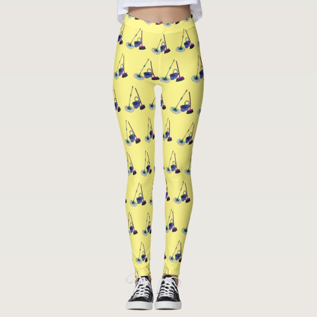 Cartoon-Abbildung Leggings (Vorderseite)