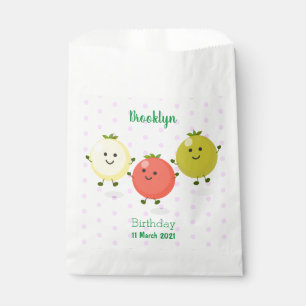 Cartoon-Abbildung niedlicher Kirschtomaten Geschenktütchen