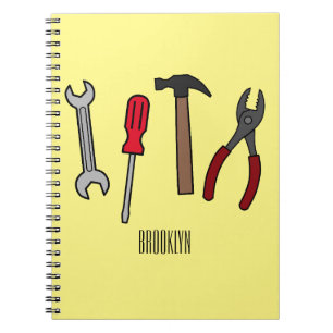 Cartoon-Abbildung Notizblock