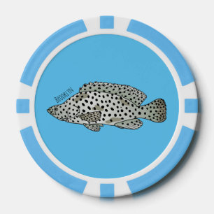 Cartoon-Abbildung Pokerchips