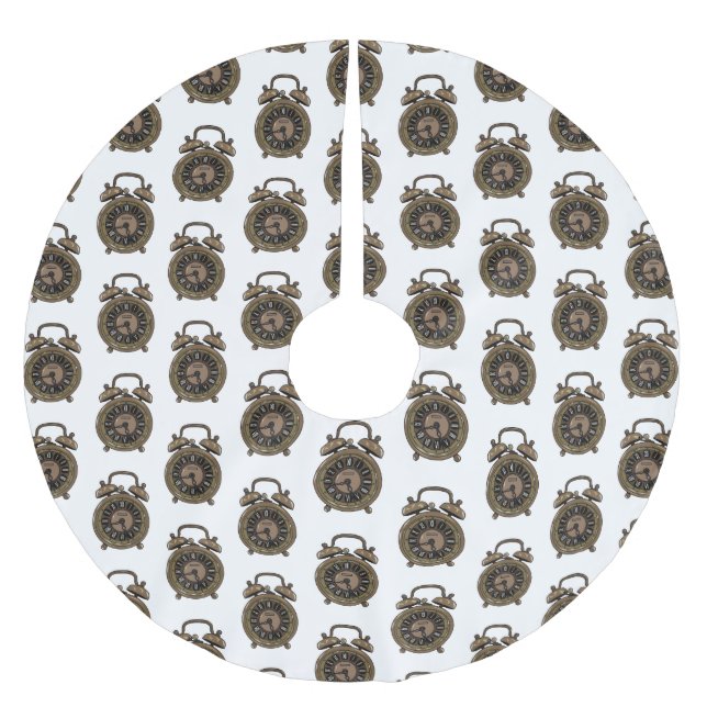 Cartoon-Abbildung Polyester Weihnachtsbaumdecke (Vorderseite)