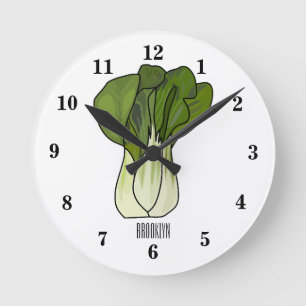 Cartoon-Abbildung Runde Wanduhr