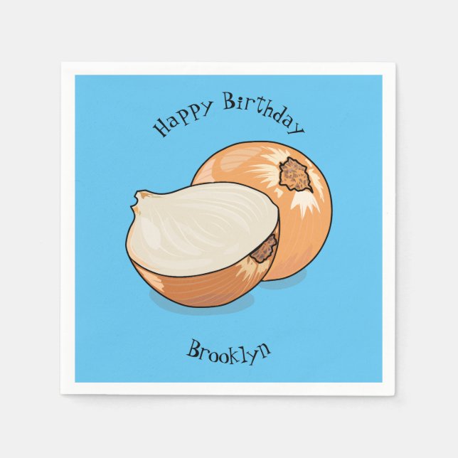 Cartoon-Abbildung Serviette (Vorderseite)