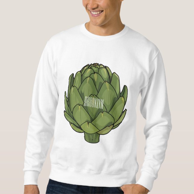 Cartoon-Abbildung Sweatshirt (Vorderseite)