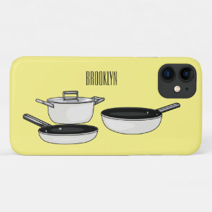 Cartoon-Abbildung von Cookware-Sets Case-Mate iPhone Hülle