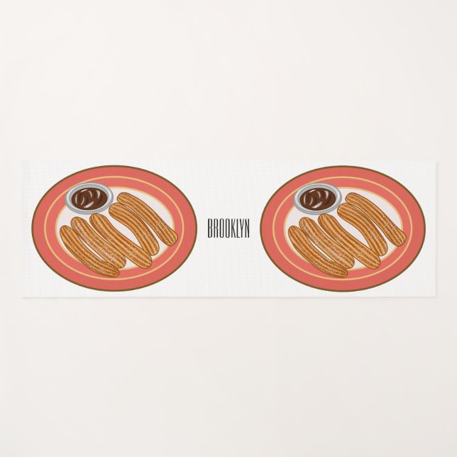 Cartoon-Abbildung Yogamatte (Vorderseite (Horizontal))