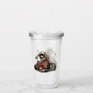 Cartoon Acryltrinkbecher