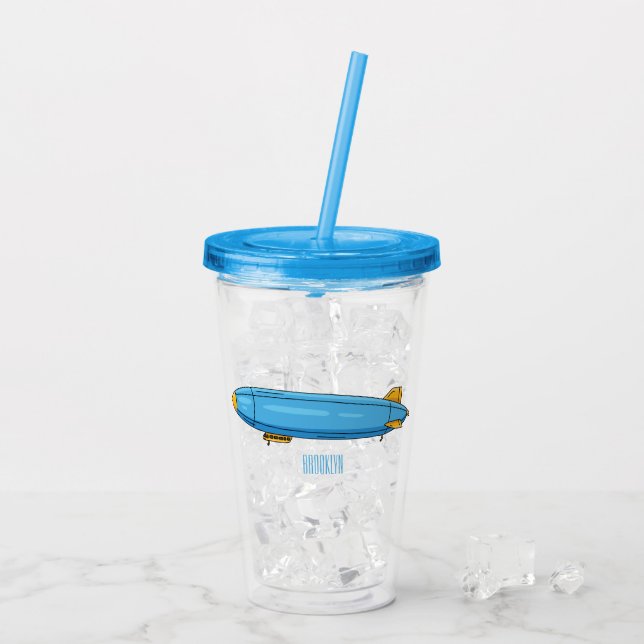 Cartoon Acryltrinkbecher (Rückseite Ice)