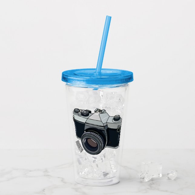 Cartoon Acryltrinkbecher (Rückseite Ice)