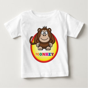 Cartoon-Affe Baby T-shirt