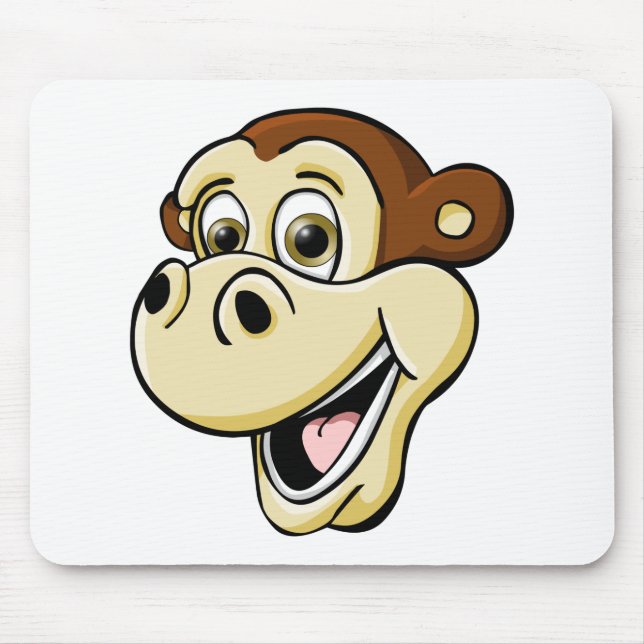 Cartoon-Affe Mousepad (Vorne)