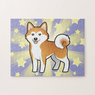 Cartoon Akita Inu/Shiba Inu Puzzle
