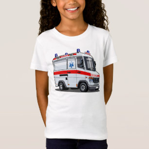 Cartoon Ambulance Car T-Shirt