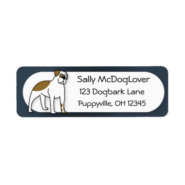 Cartoon American Bulldog (Vorne)
