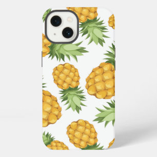Cartoon Ananas-Muster iPhone 13 Hülle