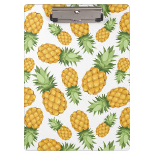 Cartoon-Ananas-Muster Klemmbrett