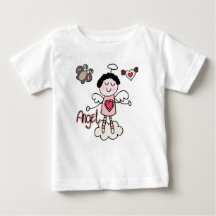 Cartoon Angel Girly Baby Tutu Bodysuit Baby T-shirt