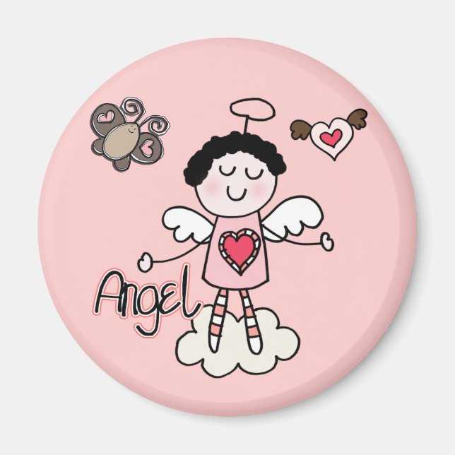 Cartoon Angel Magnet (Vorne)