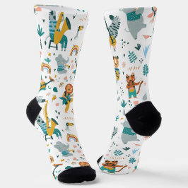 Cartoon Animals Band Socken