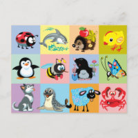Cartoon animals for kids