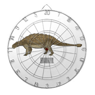 Cartoon Ankylosaurus Dartscheibe
