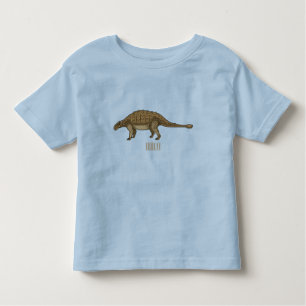 Cartoon Ankylosaurus Kleinkind T-shirt